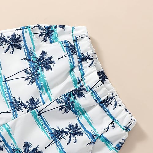 Miniatura 7 de fhutpw Ropa para bebé y niño pequeño 2T 3T 4T 5T Verano Niños Conjunto de camisa de manga corta con botones y pantalones cortos