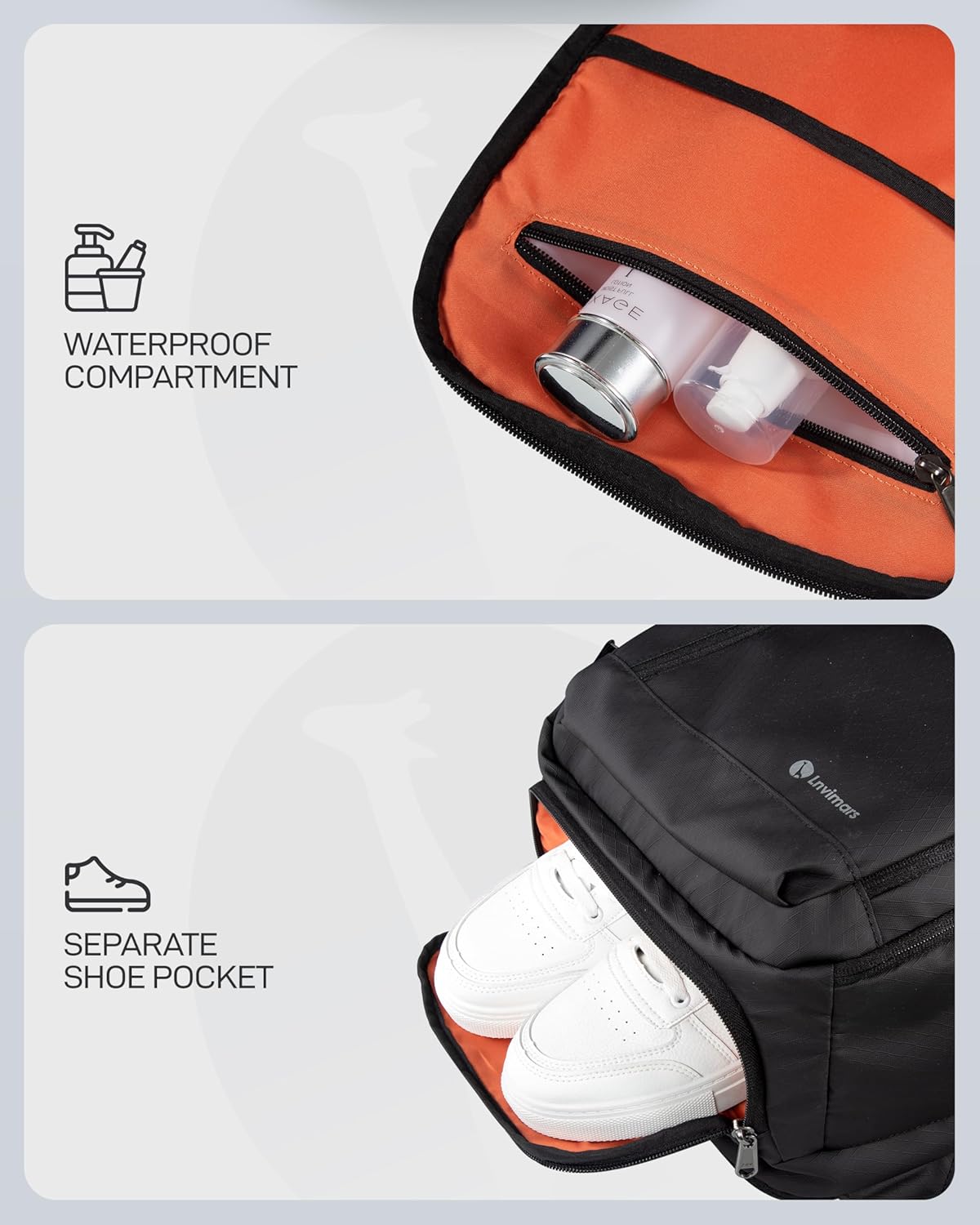 28L Travel Backpack for Men Laptop Backpack Women, Lightweight Computer Mens Business Travel Backpack w/ 15.6 Inch Macbook, Large Capacity Laptop Bag