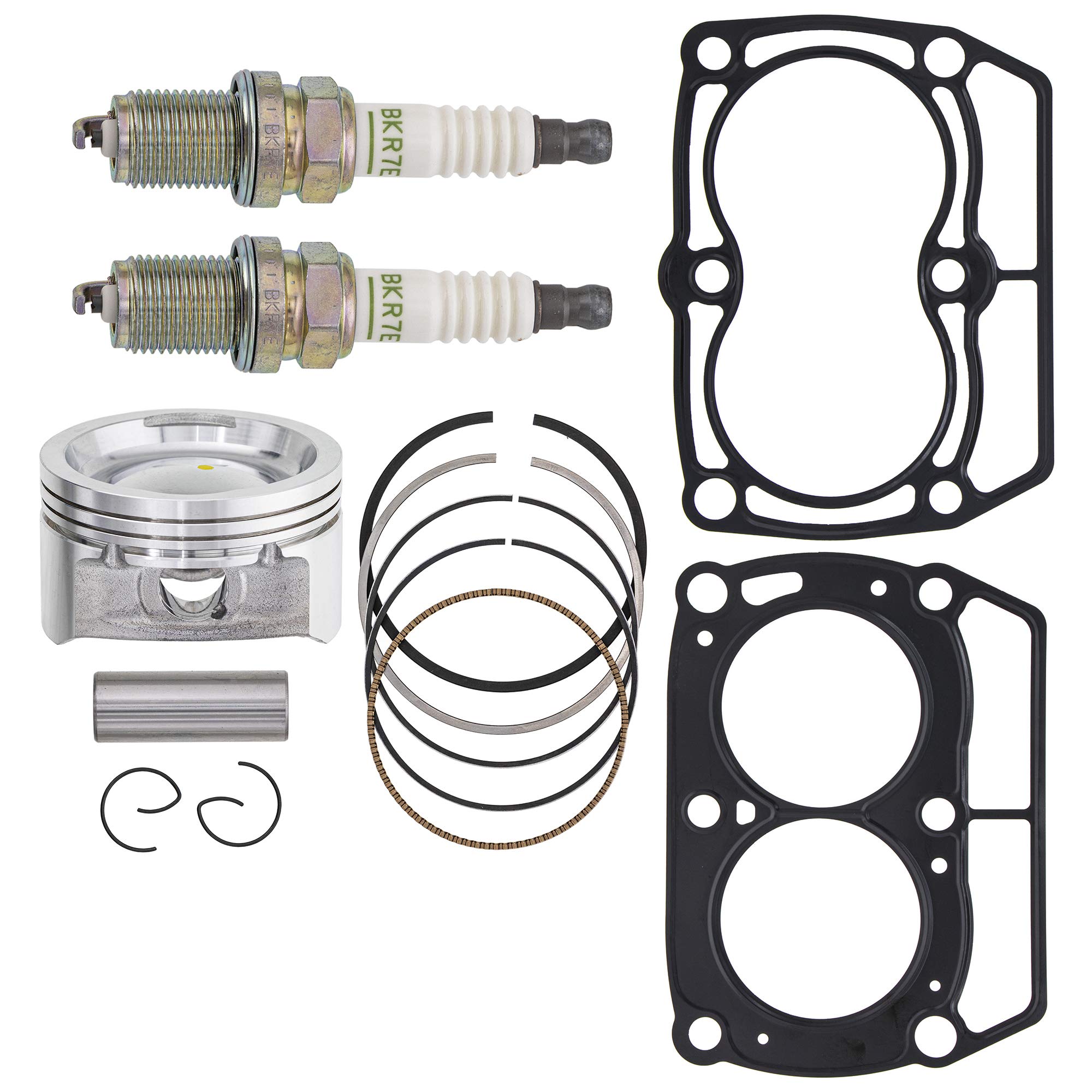 Caltric Aluminium Cylinder Piston Kit For Polaris Ranger Crew 800 4X4 EFI (2010-2014) – Standard Bore, 4-Pack