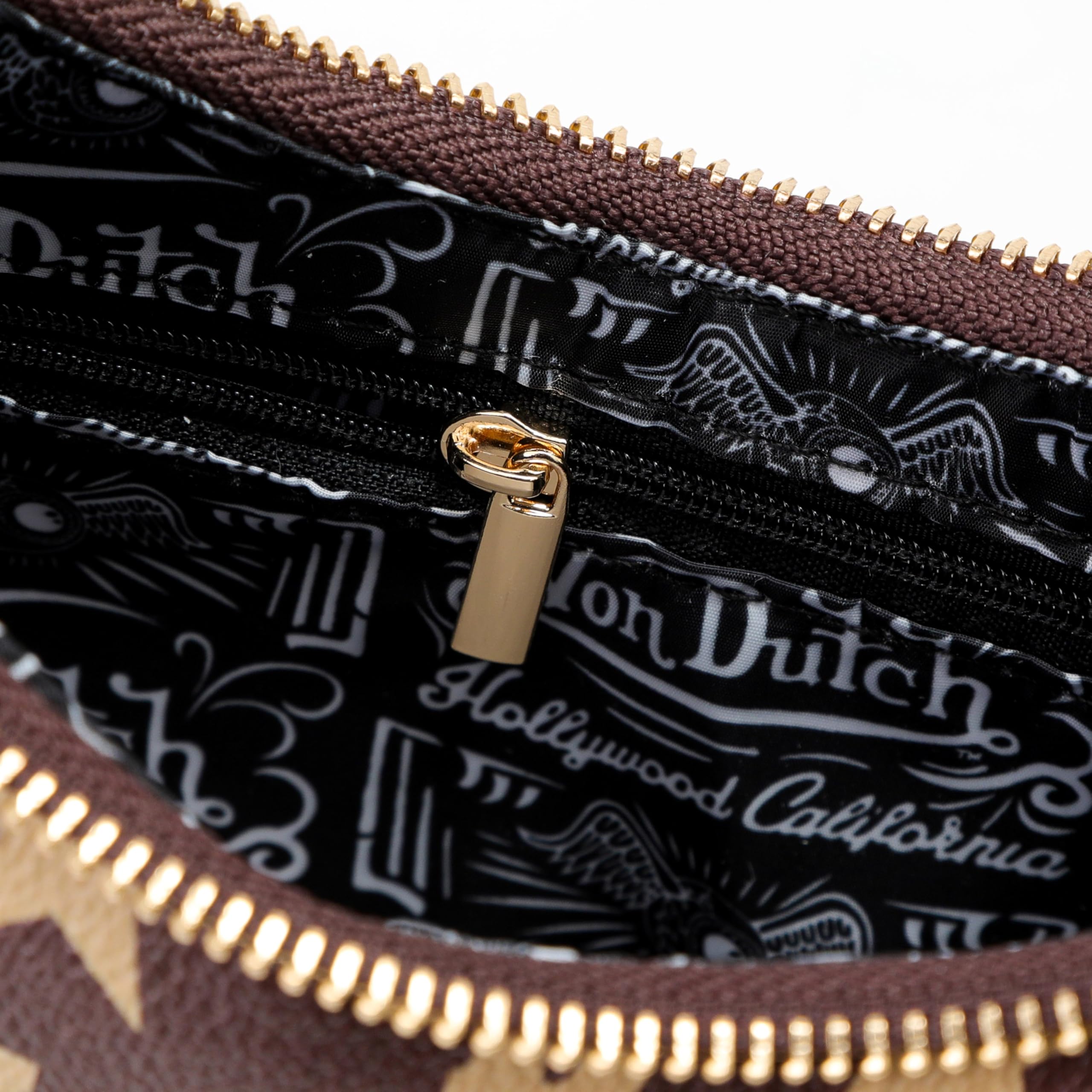 Von Dutch Borsa a tracolla, borsa a tracolla da donna con stampa logo