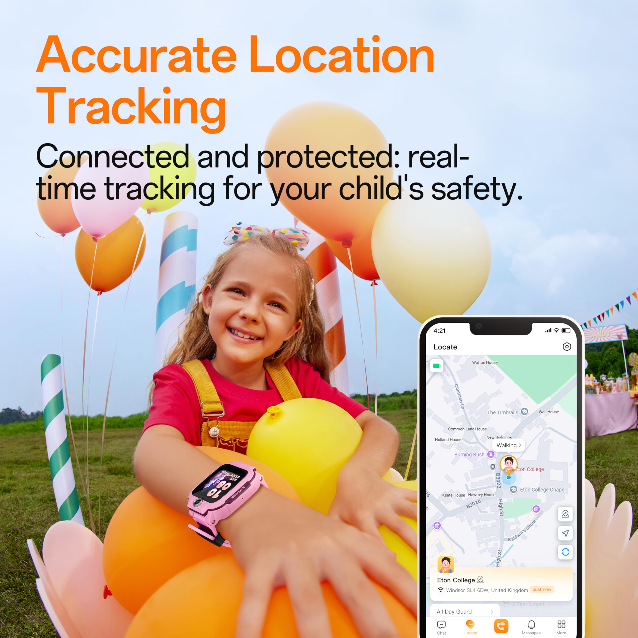 imoo Z3 Smartwatch für Kinder, Kinder Smartwatch,wasserdichte Uhr-4G, Messaging, Schulmodus, SOS-Funktion, GPS-2 Jahre Garantie (blau)