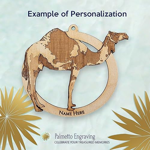 Miniatura 2 de Adorno de Navidad personalizado de camello, regalos temáticos de camello, decoraciones de Navidad para regalos, hecho a mano en los Estados Unidos