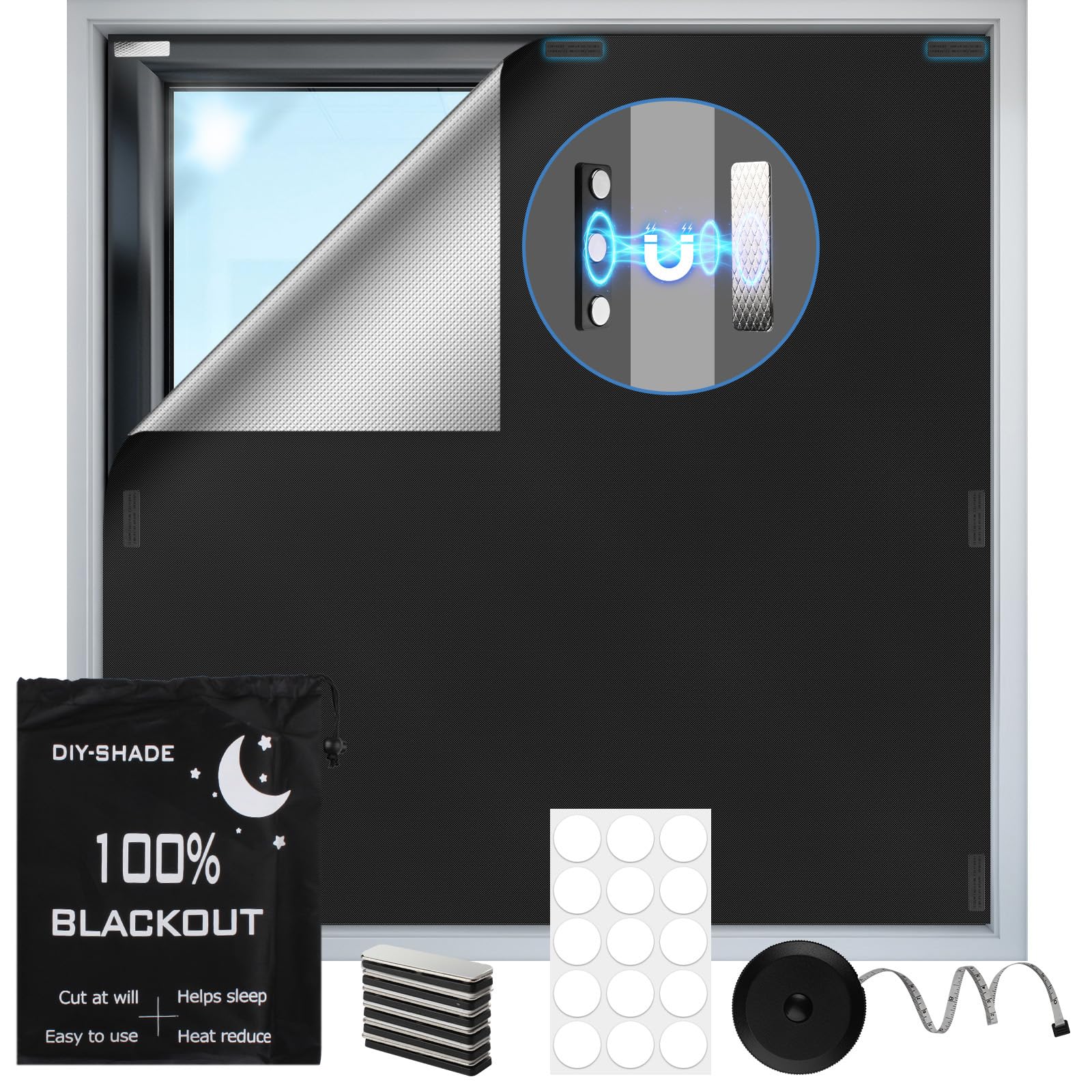Fenster Verdunkelung Magnetisch