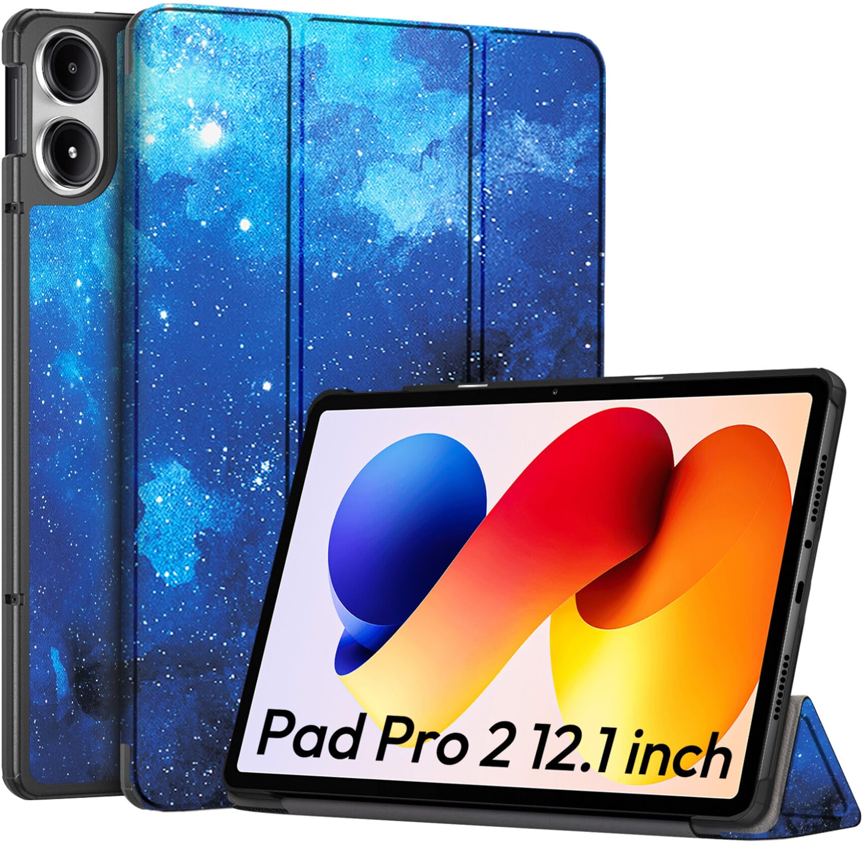 Robustrion Cover for Redmi Pad 2 Pro 12.1 inch Cover Case, Trifold Cover Case for Redmi Pad 2 Pro 5G Tablet Cover [Auto Sleep Wake Support] - Black — Amazon image 13