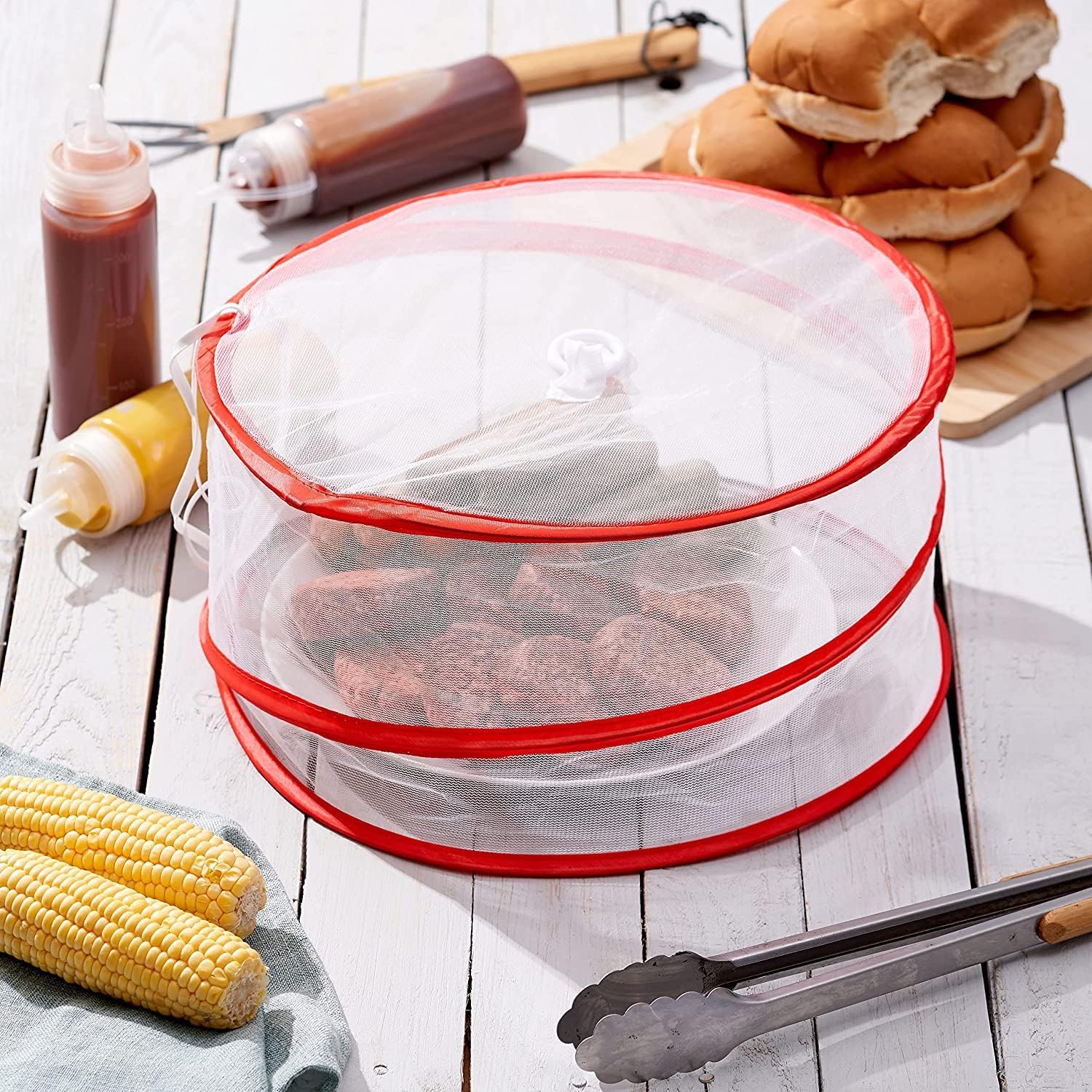 Tech Island Food Cover, Pop Up Mesh Food Cover, Plate Serving Tent