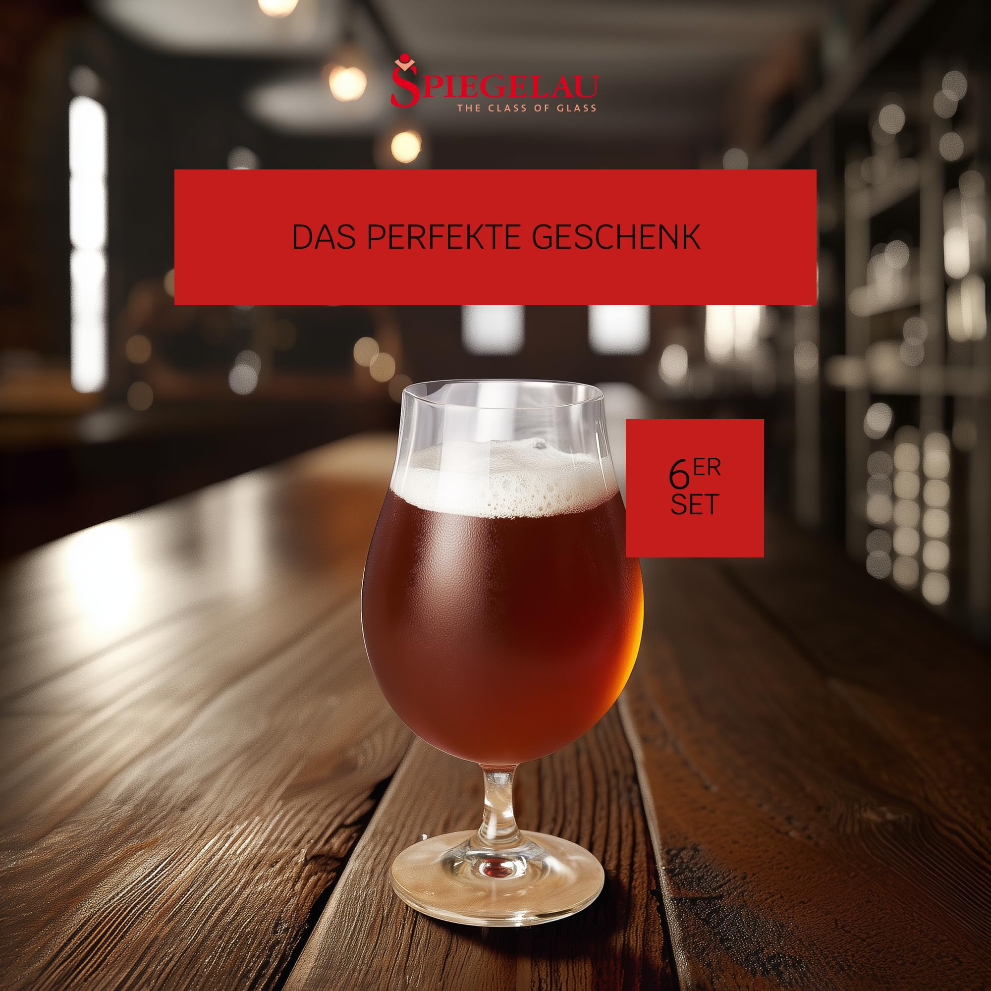 Spiegelau 6-Teiliges Biertulpen-Set Beer Classics 4991884