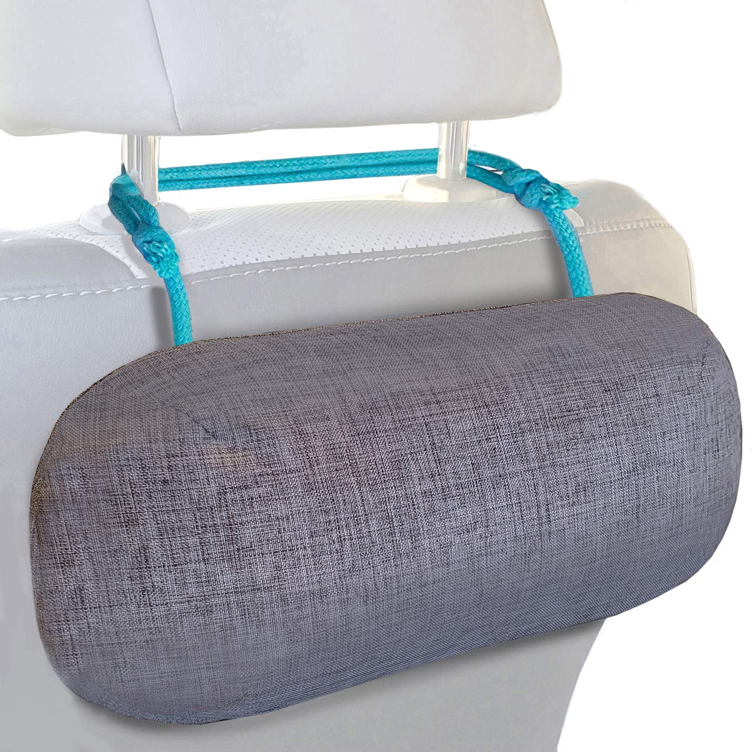 Nodea Upgraded, Car Air Freshener - No Chemicals - 100% Natural Bamboo Charcoal Purifying Bag, Fragrance-Free Deodorizer, Neutralizer, Absorb Smoke Smell, Fresh Odor Eliminator (Shade Gray)