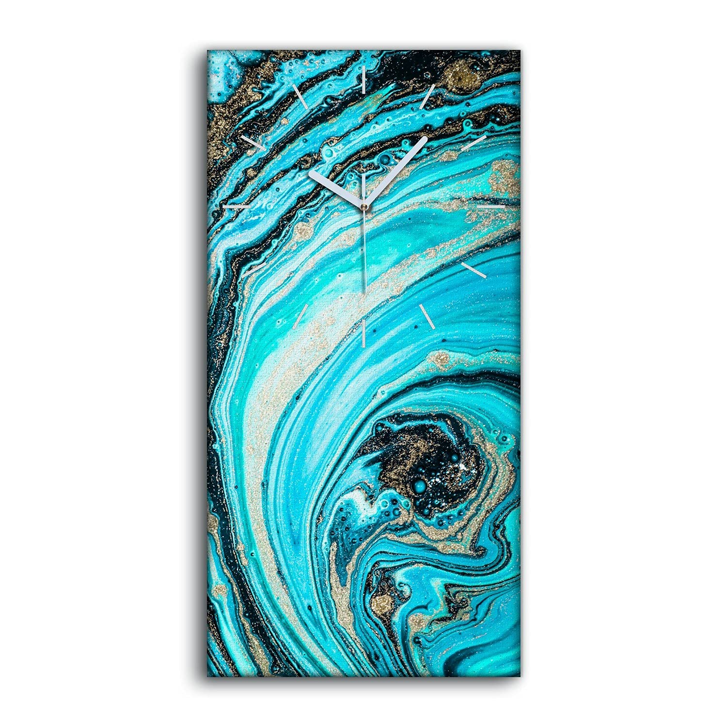 Horloge sur toile silencieuse Coloray 30x60cm pour retrouver le sommeil dans sa chambre