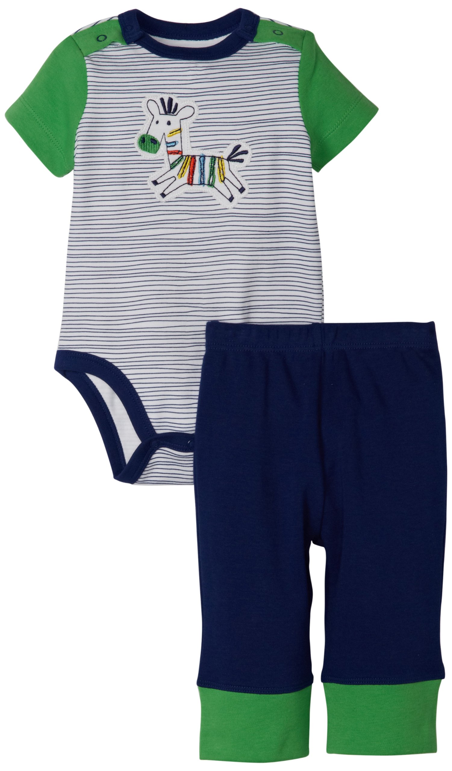Offspring - Baby Apparel -Boys Newborn Zebra Bodysuit And Pant Set