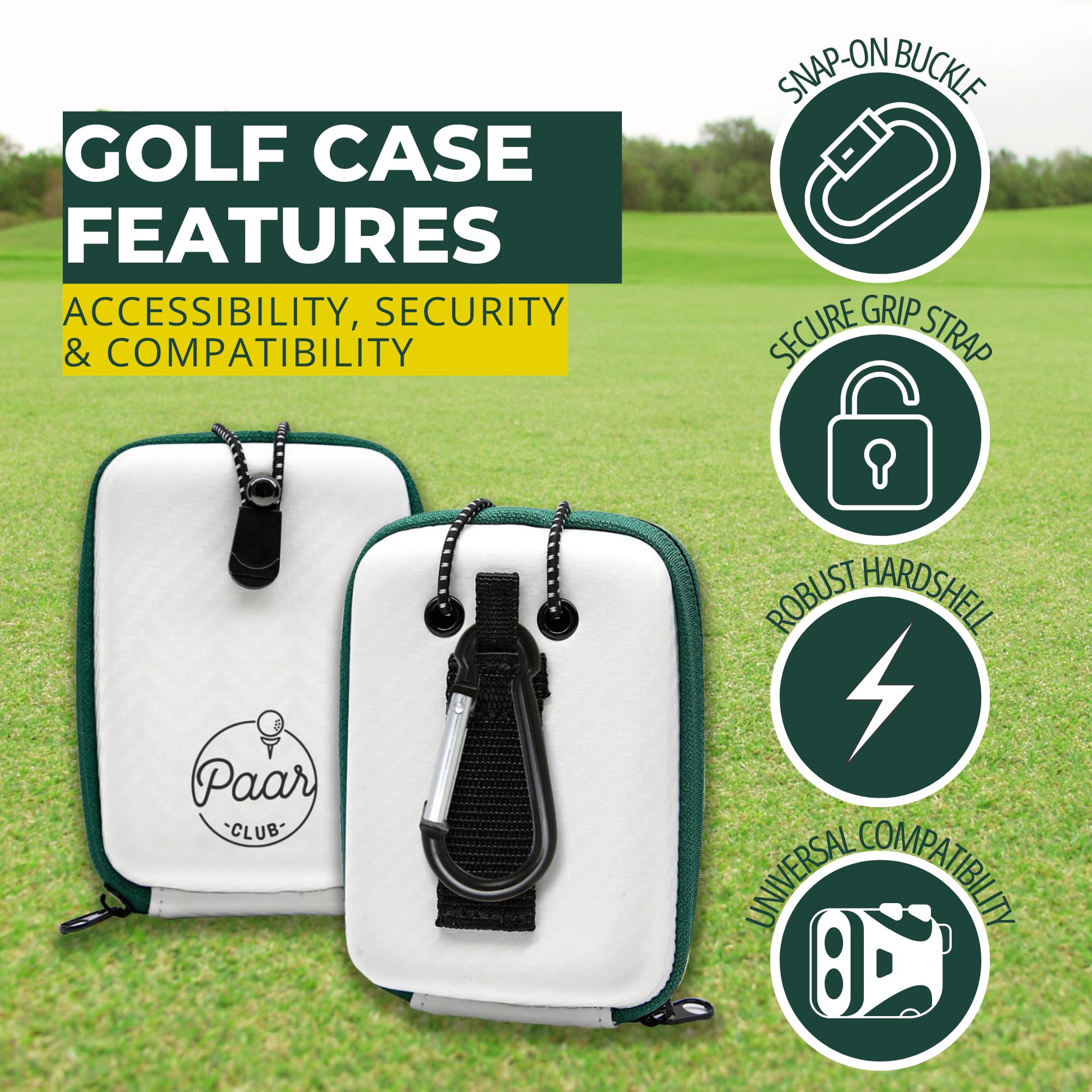 PAAR CLUB Hard Shell Golf Rangefinder Case - Protect Your Device