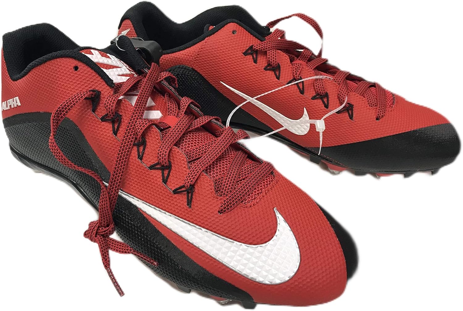 Amazon.com | Nike Men's Alpha Pro 2 Low D Red/Black, Size 16 M (US ...