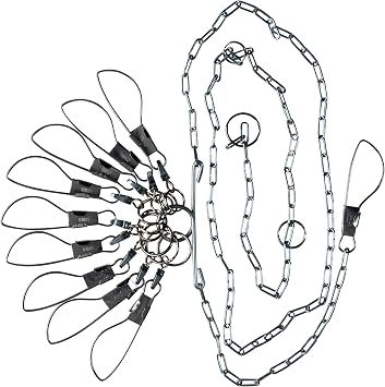 Lindy Chain Stringers - 9 Swiveled Moveable Snaps