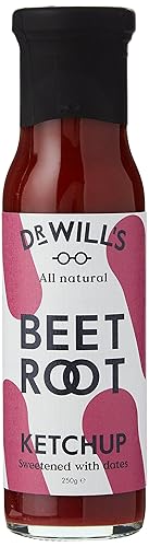 Dr Will's Ketchup de remolacha totalmente natural 8.82 oz