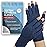Dr. Arthritis Essentials Open-Fingertip Arthritis Gloves, Compression Gloves Ideal as Raynauds Gloves, Hand Brace for Arthritis (Navy, Large)