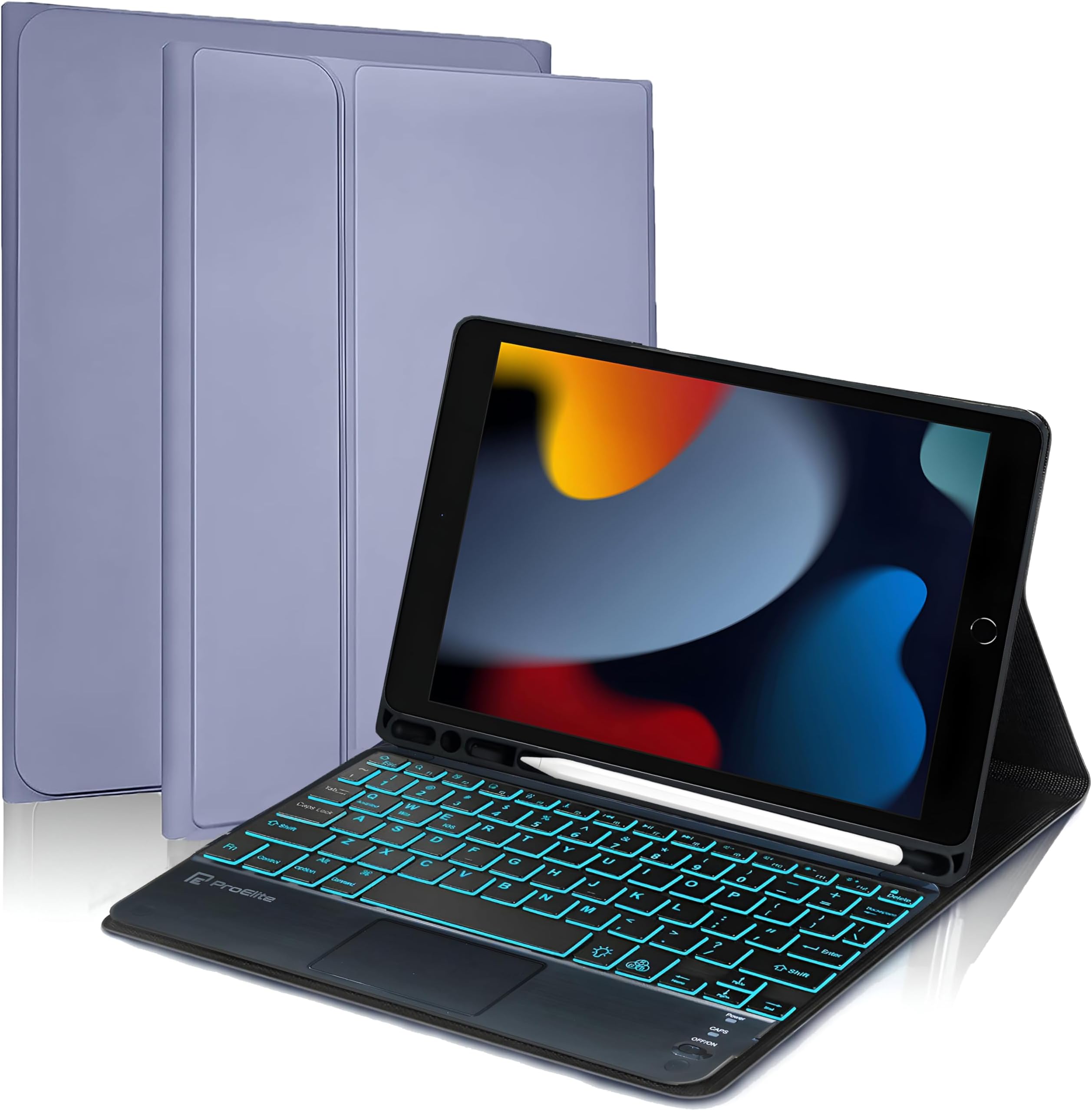 ProElite Keyboard case for Apple iPad 10.2" 9th Gen/8th Gen/7th Gen/Air ...