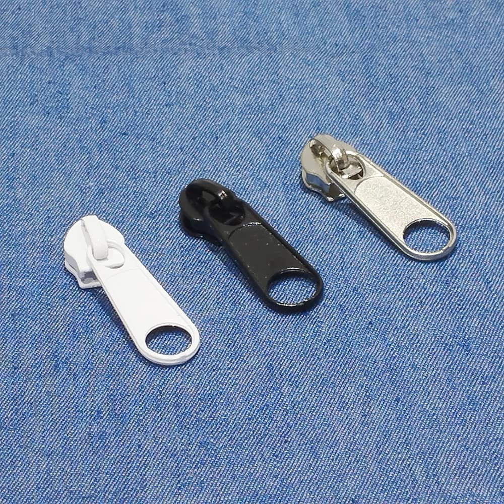 Cursori Per Cerniere Lampo #10 - Confezione Da 26 Pezzi, In Metallo, Per Riparazione E Cucito - Foto 7