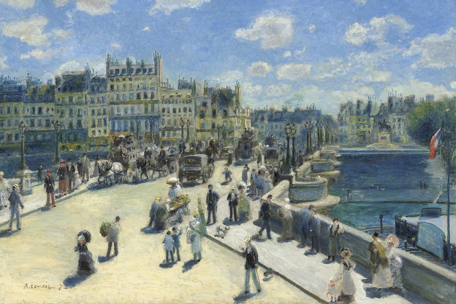Amazon.com: Textured Paper - Pierre Auguste Renoir - Pont Neuf