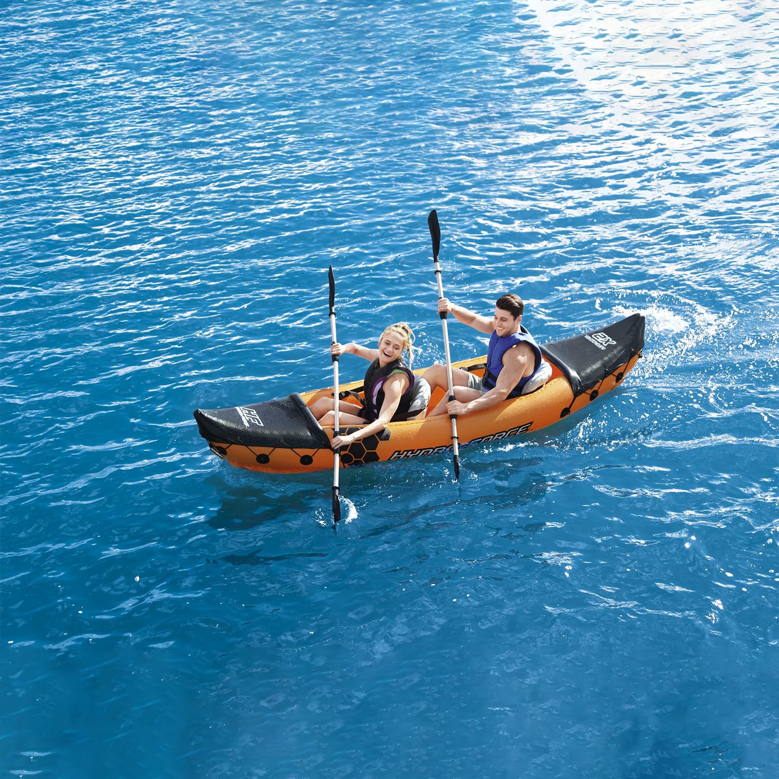 Mondo Viro Canoë gonflable 2 places Sevylor en pvc kayak adulte l 3 m