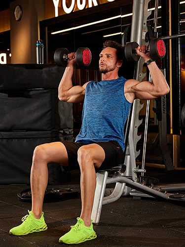 Miniatura 4 de TACVASEN Camiseta sin mangas para hombre, camiseta de entrenamiento muscular, de secado rápido, poliéster, entrenamiento de baloncesto