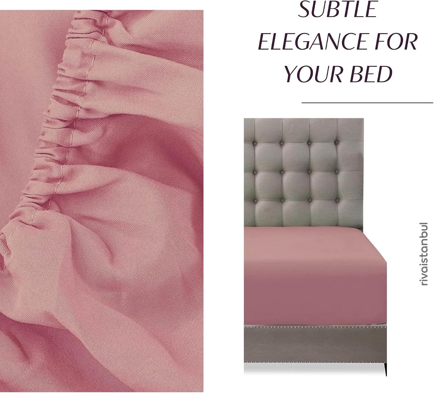 Cotton Fitted Sheet for Single & Twin Beds | Soft Breathable Sheet with Elastic Edges for Mattress | Comfortable Bedding for Kids, Teens & Adults, Everyday Home Use