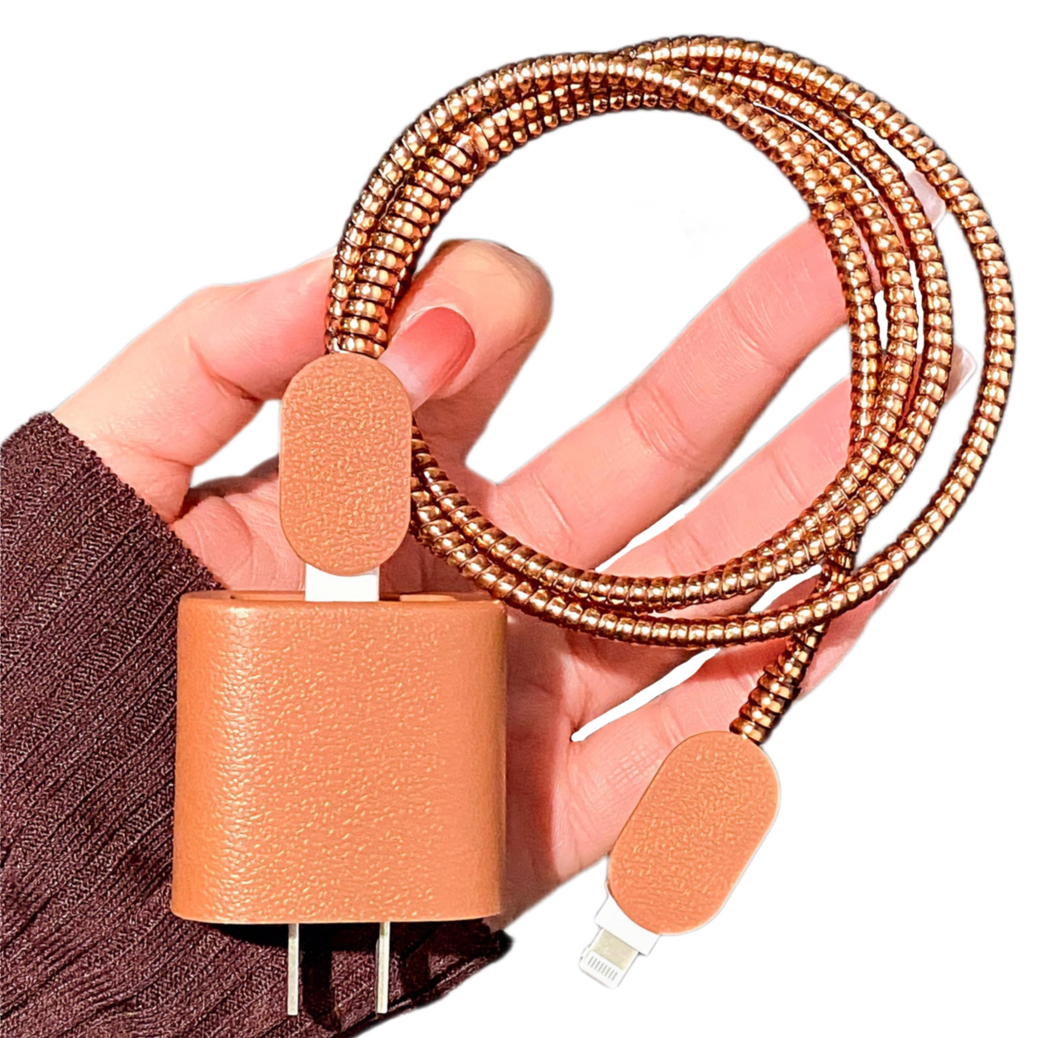 Protector de cable para iPhone ideal para el escritorio de mujeres y niñas 8