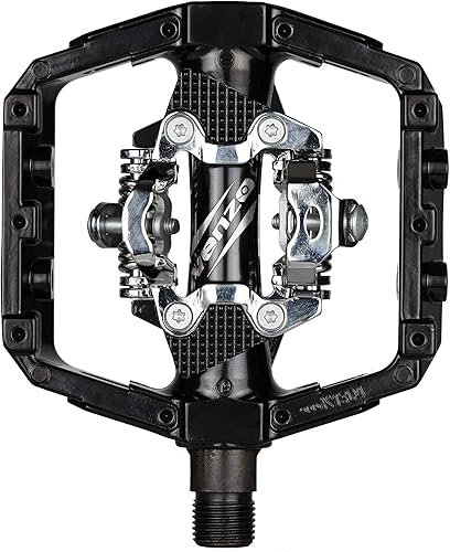 Miniatura 4 de Venzo Shimano SPD compatible con bicicleta de montaña CNC Cr-Mo pedales sellados con tacos