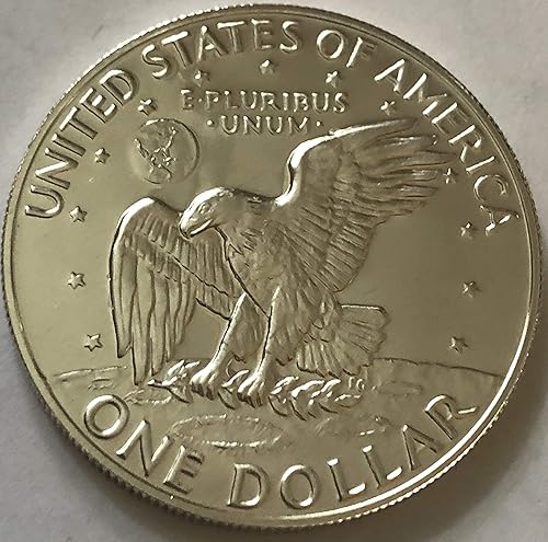 Miniatura 4 de 1974 S EISENHOWER IKE SILVER DEEP CAMEO Beautiful Dollar Proof
