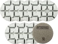 Vista 12 de DT-DIATOOL Almohadillas de Pulido de Piso de Diamante con Enlace de Resina para Piso de Terrazo Diámetro 4 Pulgadas Grano 200 Paquete de 6