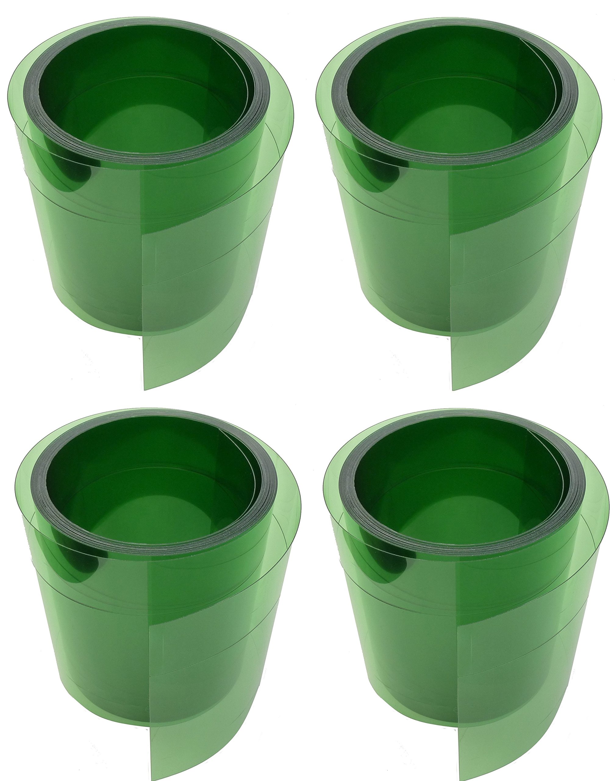 EXCOLO 40 Meter in 4 Rollen je 10 Meter Schneckenzaun Schneckenschutz mit Knickhilfe Schneckensperre Abwehr Schnecken Stopp