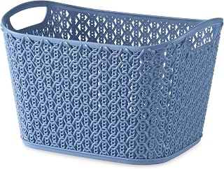 Resin Form Tote Link Stitch, Small, DARK BLUE，4 Pack