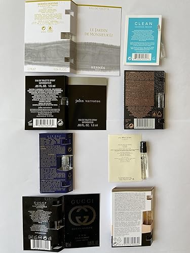 Juego de viales de muestra de Colonia para hombre, mejor calificado, Colonia más popular (paquete de 3), 1 onza líquida (paquete de 1), 0.05 onzas