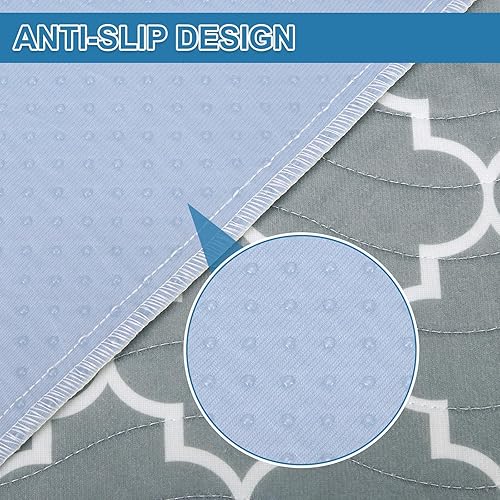 Miniatura 4 de OUTCREATOR Almohadillas de cama de posicionamiento con 8 asas, fácil reposicionamiento y transferencia para ancianos y adultos, 34 x 52 pulgadas,