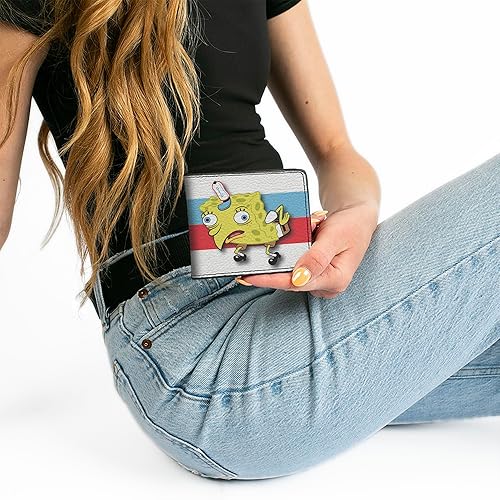 Miniatura 7 de Buckle-Down Billetera plegable Bob Esponja para hombre