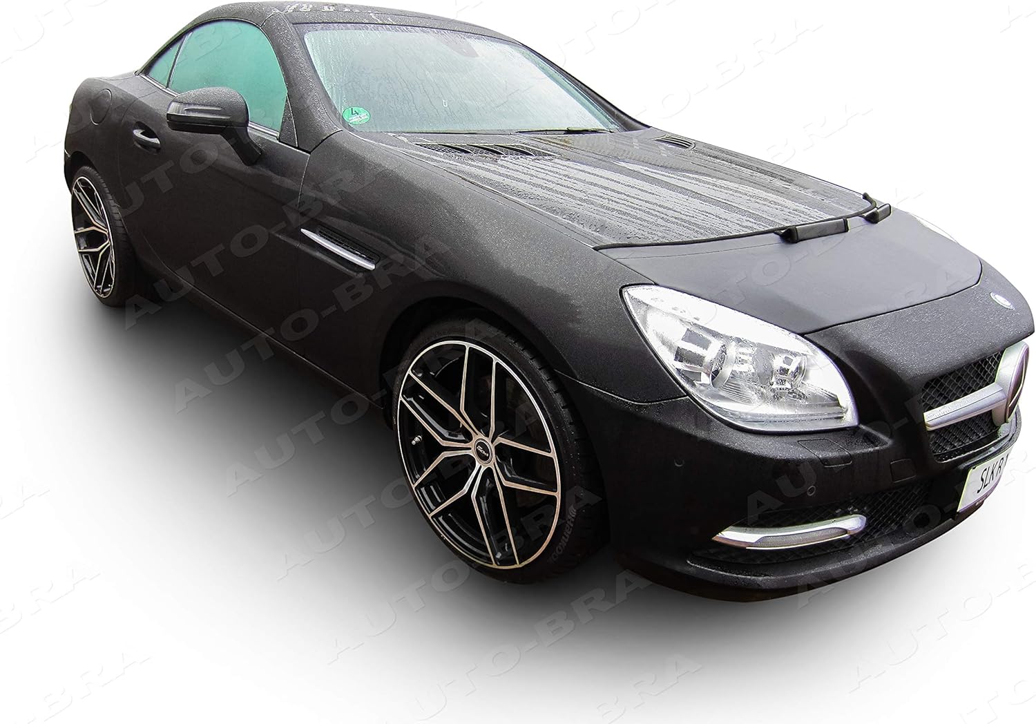 AB3-00437 Auto-Bra Compatible with Mercedes-Benz MB SLK-SLC R172 Since 2011 Front End Nose Mask Bonnet Bra STONEGUARD Protector Tuning