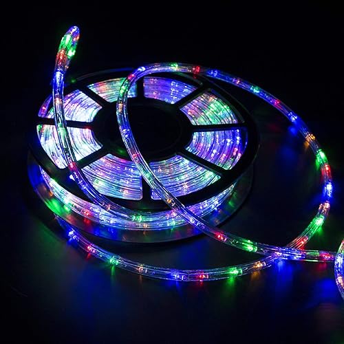 Miniatura 2 de Diophros - Tira de luces LED para interiores o exteriores, tira de iluminación impermeable, decoración de patio trasero, jardín y fiestas