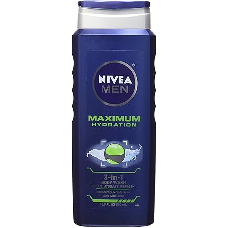 Nivea For Men Maximum Hydration 3-in-1 Body Wash - 16.9 oz