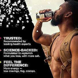 LMNT Sparkling Electrolyte Drink - Black Cherry Lime | 12-Count