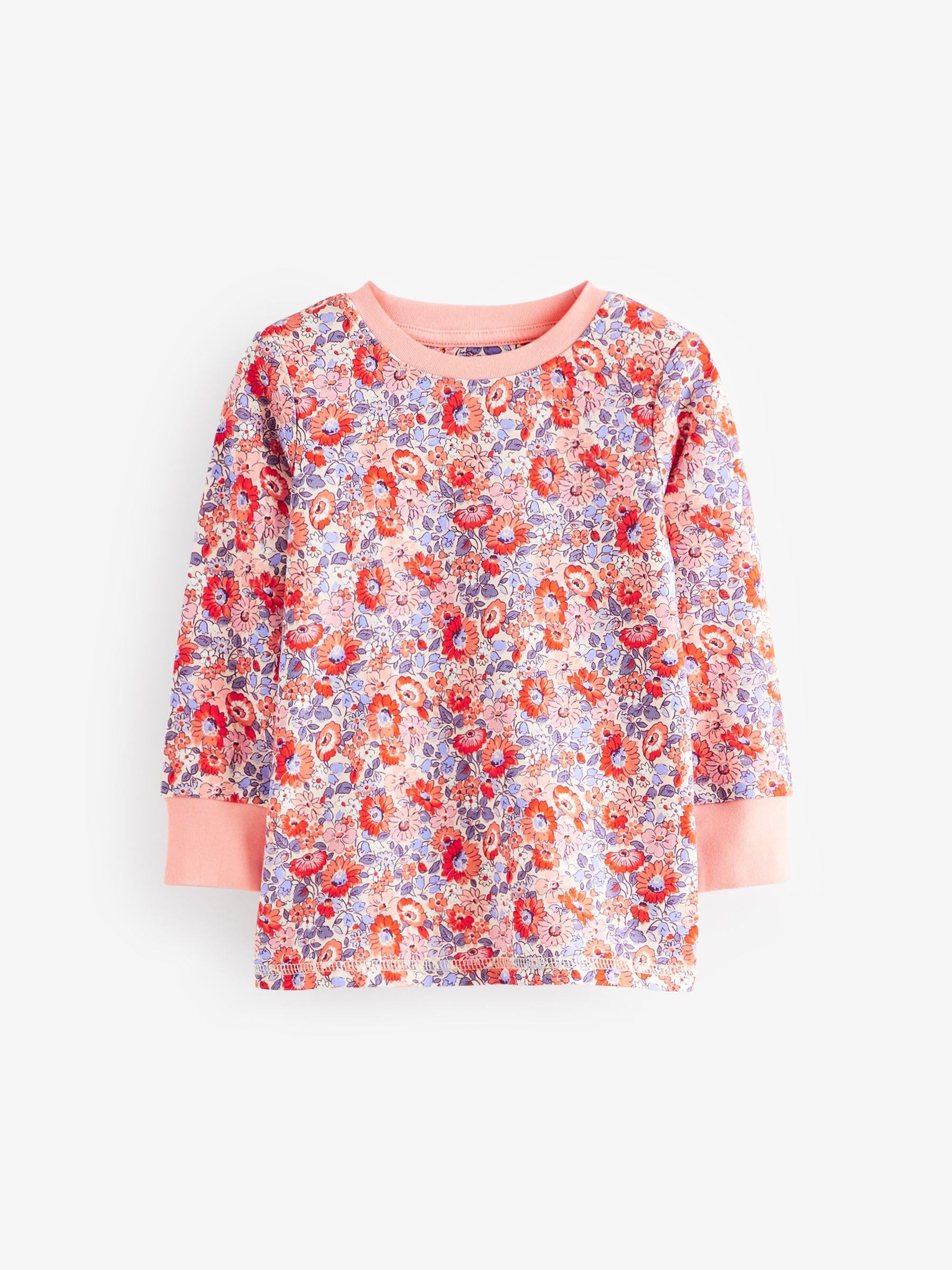 NEXT Młodsze dziewczynki Zestaw 3 kompletów piżam w kwiaty Cath Kidston