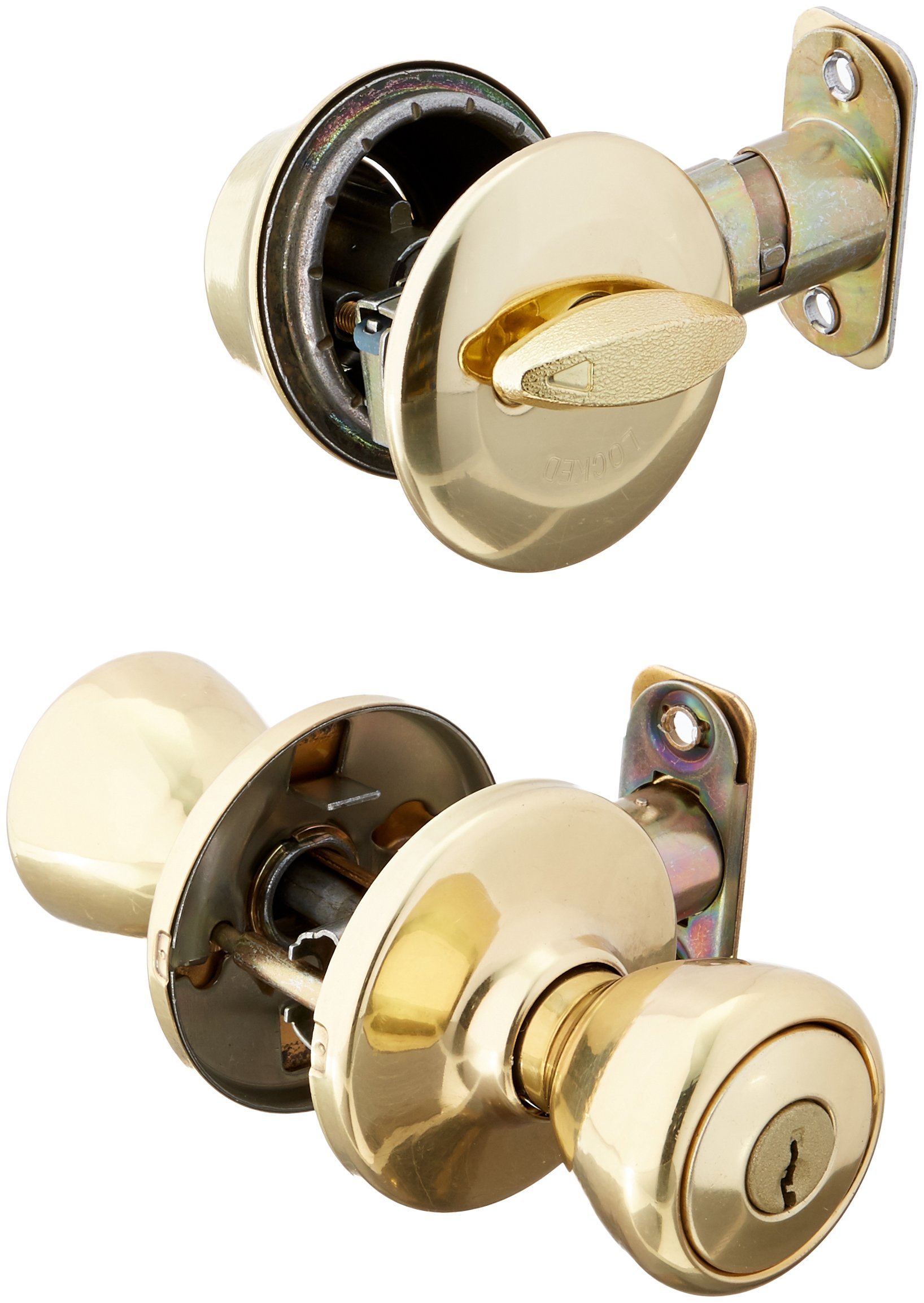Bouton de porte extérieure Kwikset 690T serrure à clé et pêne dormant de sécurité