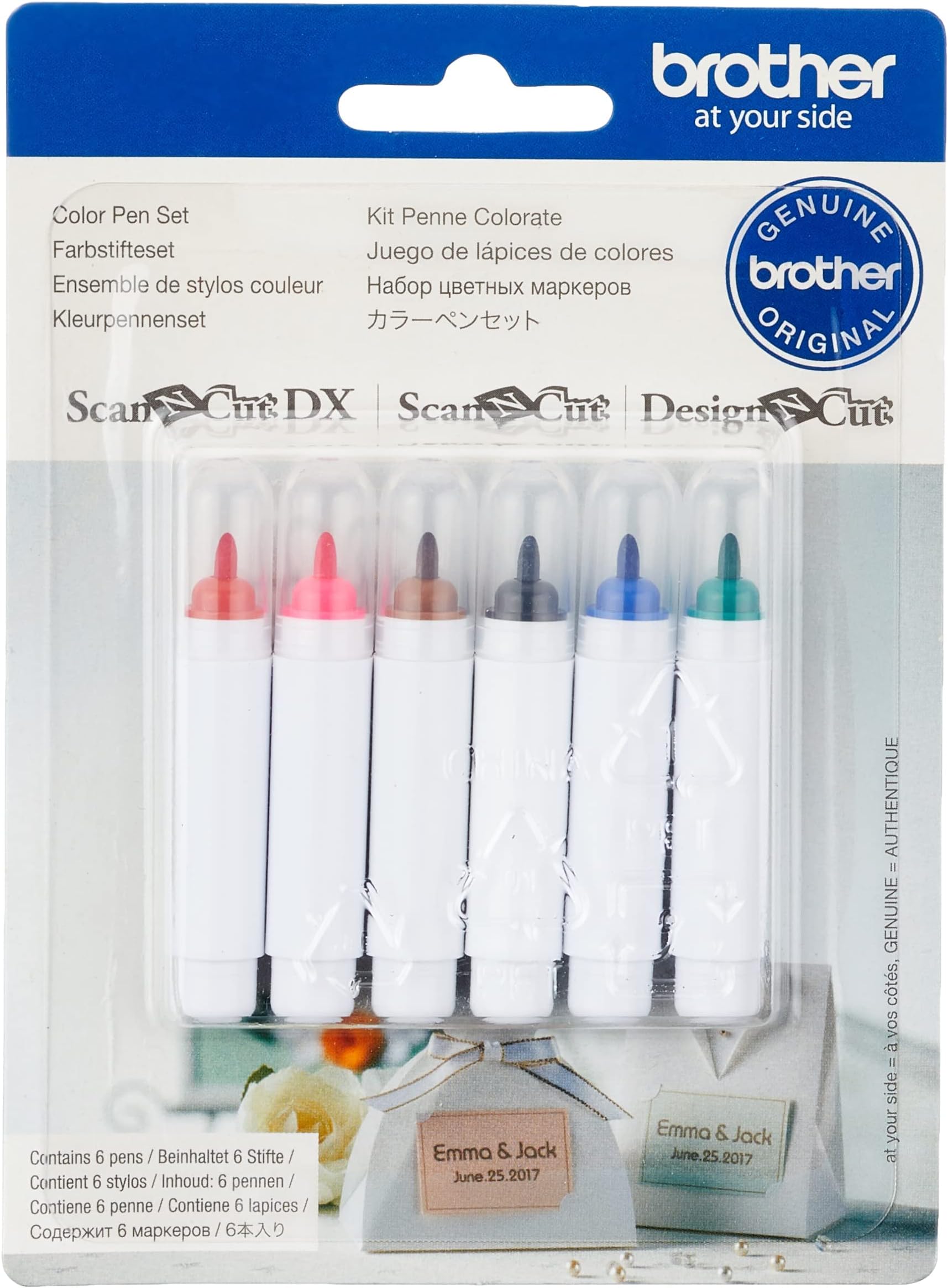 Brother CAPEN1 Scan-N-Cut Colour Pen Set White