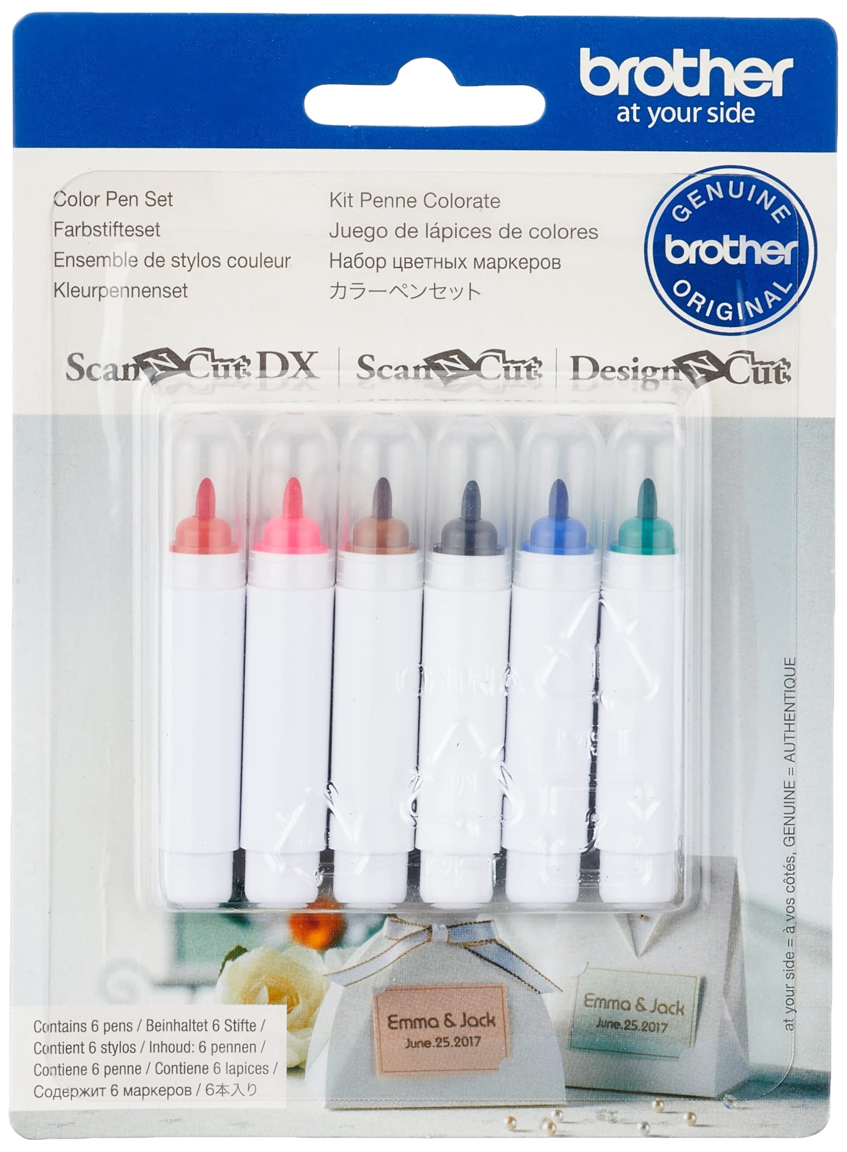 Brother CAPEN1 6-Color Pen Set