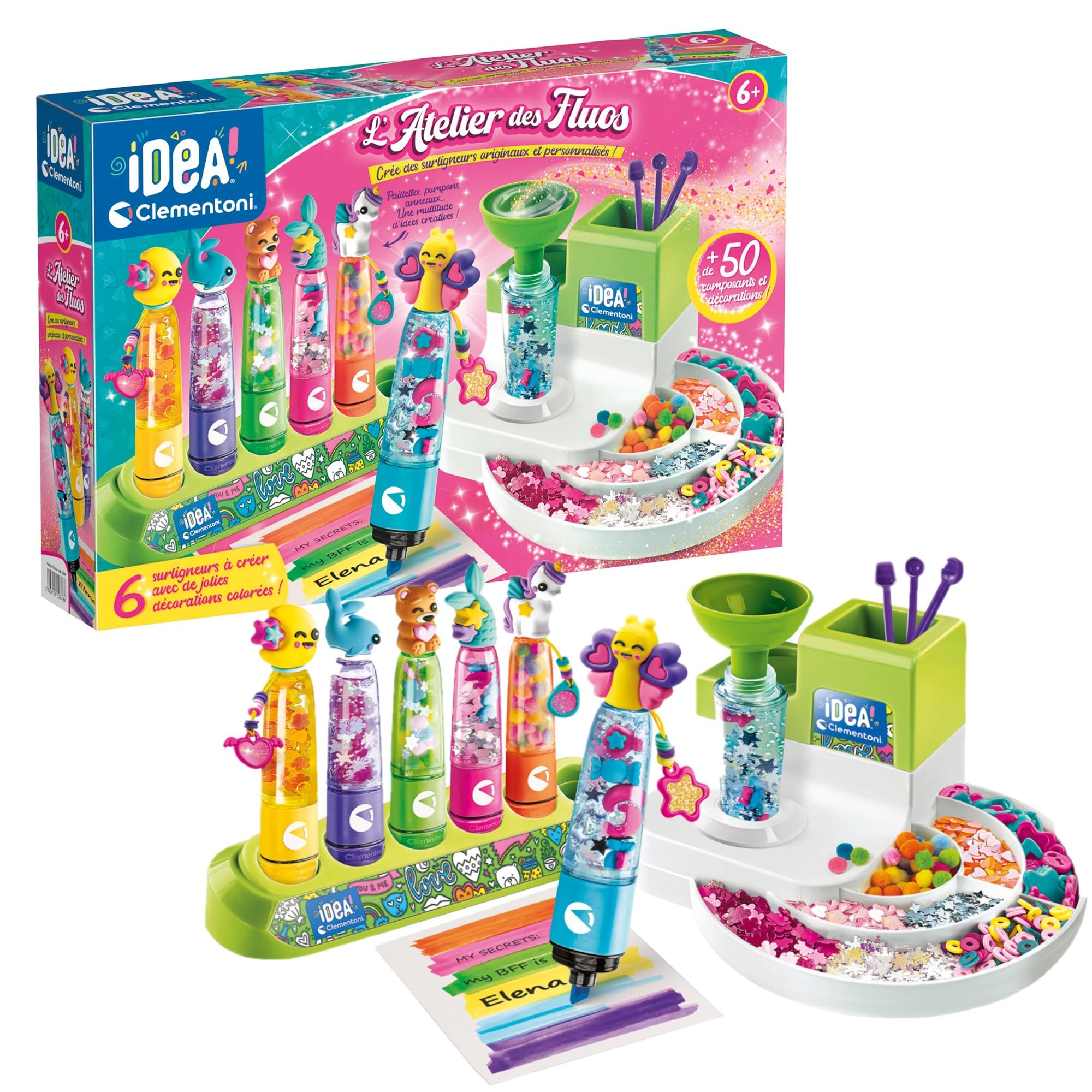 Kazzley Fabrique A Stylo Avec 20 Stylos, Kit De Creation Stylo Avec 68+ Accessoires, Kit Loisir