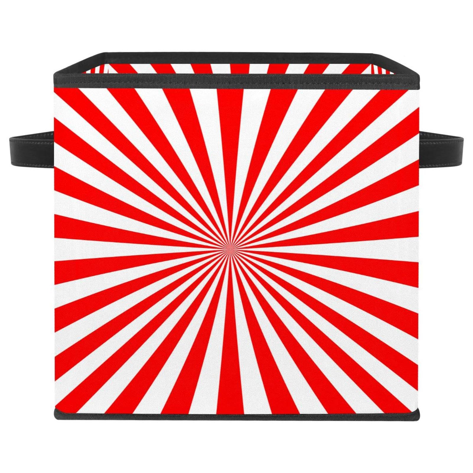 Panier en tissu pliable pour jouets et vêtements de chambre d'enfant à rayures