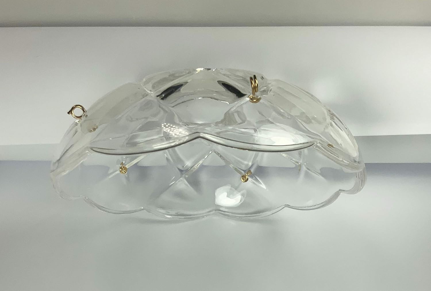 10 pieces -5 Side Holes, 4-Inches Asfour Chandelier Crystal 30% Lead Crystal Bobeche Lamp Chandelier Parts Cups With Gold Pins