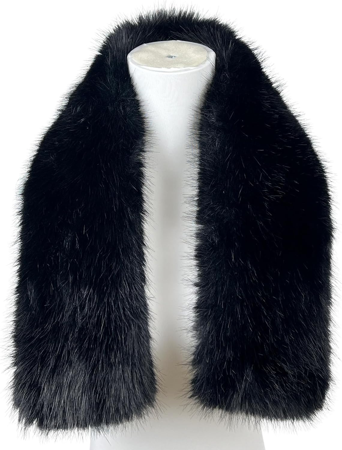 Fur Collar Scarf for Women Neck Warmer Scarf Fluffy Fur Scarves Thanksgiving Christmas Gifts for women - Image 6