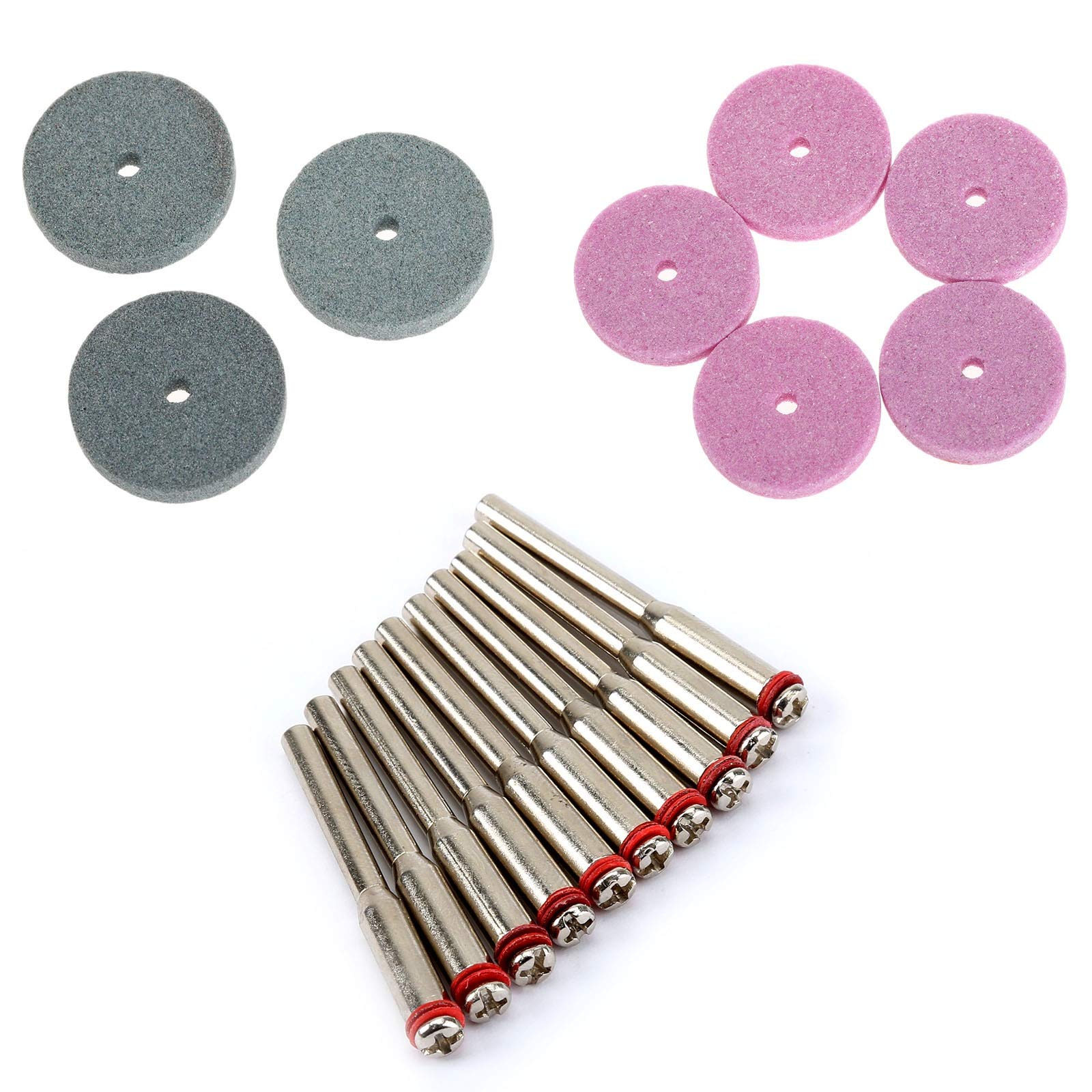 20 piezas de accesorios mm for mini taladro, disco pulido y muela abrasiva