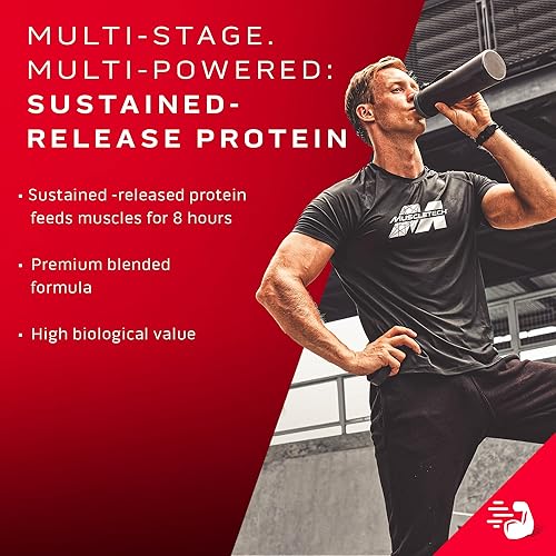 Miniatura 3 de Proteína de suero en polvo  Proteína en polvo MuscleTech Phase8  Proteína de suero y caseína en polvo  Proteína de liberación lenta de 8 horas