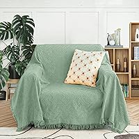 Vista 31 de MEETSKY Funda Blanca para Sofá, Fundas para Sofá, Funda para Sofá de Dos Plazas, Sillón Reclinable, Futón, Protector Lavable de Tela Gruesa