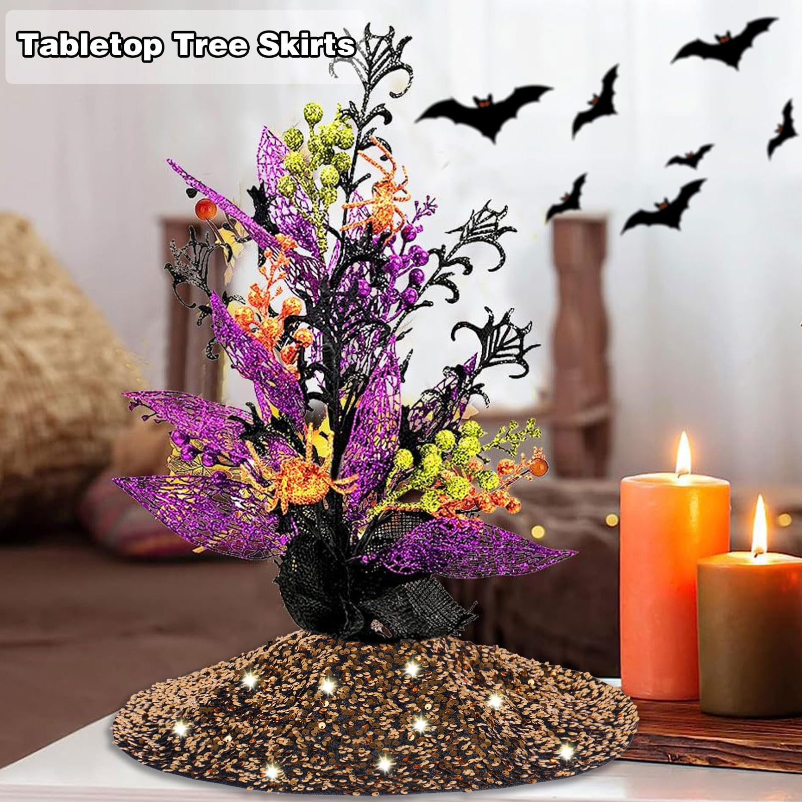 Collana Per Albero Di Natale Con Paillettes Scintillanti - Gonna E