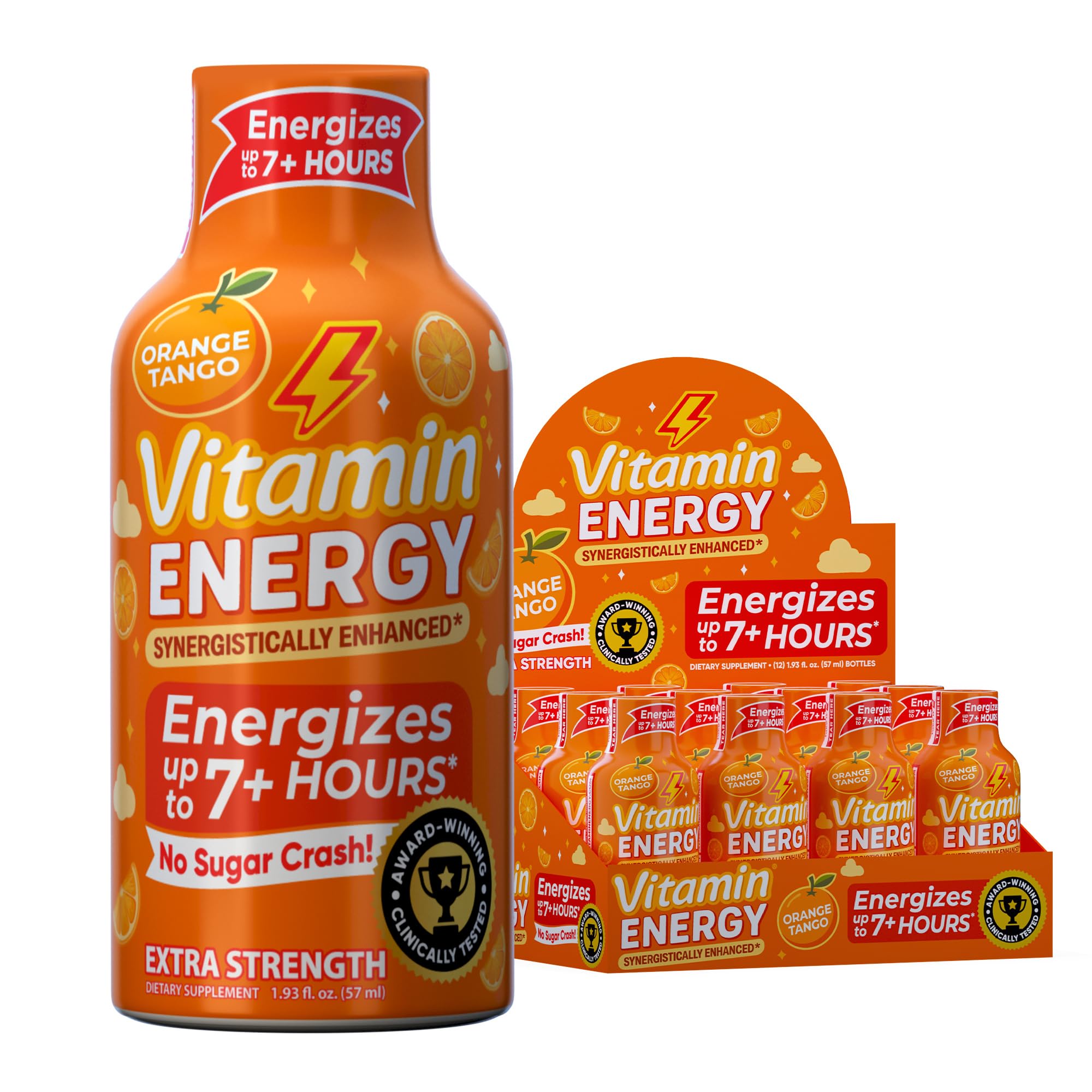 Amazon.com : Vitamin Energy Orange Tango Extra Strength Energy